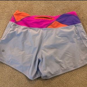 Lulu lemon speed up shorts